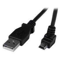 Cable Adaptador 2m USB A Macho a Mini USB B Macho Acodado en Ãngulo hacia Abajo