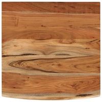 tablero cuadrado madera maciza acacia borde vivo 80x80x25 cm vidaxl