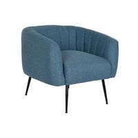 sillon poliester metal 81x75x73 azul