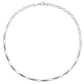 Cadena moderno plata 925 brillo mate