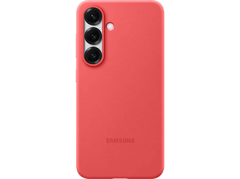 Funda móvil - Samsung, Para Galaxy S25, De Silicona, Rojo