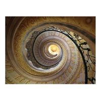 papel pintado 3d - decorative spiral stairs 350x270 cm