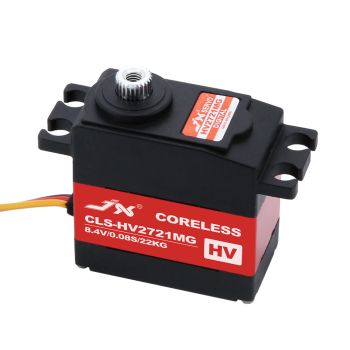 JX CLS-HV2721MG 30g servomotor digital sin núcleo de metal IP67 a prueba de agua no programable para coches de control r