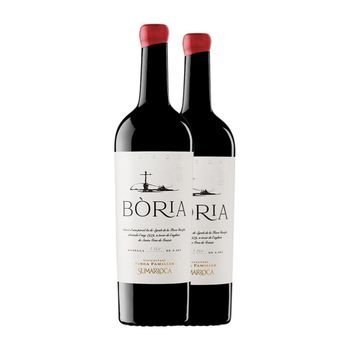 Sumarroca Vino Tinto Bòria Penedès Crianza 75 Cl 13.5% Vol. (pack De 2 Unidades)