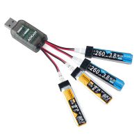 cargador de bateria aokoda cx405 4ch micro usb para bateria 1s e010 tiny whoop lipo lihv