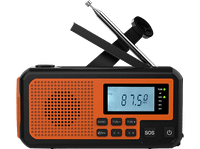 radio portatil - nk fa350044 altavoz 3w linterna abs amfmsw dc5v 2apanel solarbaterias aaa pantalla lcd naranja