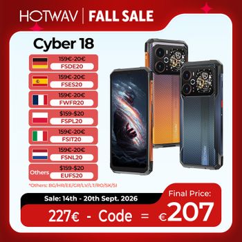 HOTWAV Cyber 18, teléfono inteligente Android con procesador de 16 núcleos, pantalla de 6,75 pulgadas con 120 Hz, iluminación RGB dinámica, cámara trasera de 64 MP, cámara frontal de 16 MP, cámara de