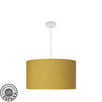 Colgante moda 3xe27 blanco/amarillo regx50x50cm c/difusor