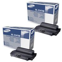 original multipack samsung ml-3471nd printer toner cartridges 2 pack -ml-d3470b