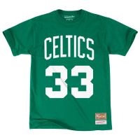 camiseta larry bird boston celtics mitchell  ness nn verde