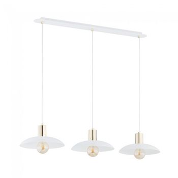 Lámpara de techo cima blanco (3 luces)