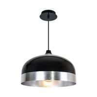 lampara de techo edison lumit 60w altura regulable negroplata o33 cm