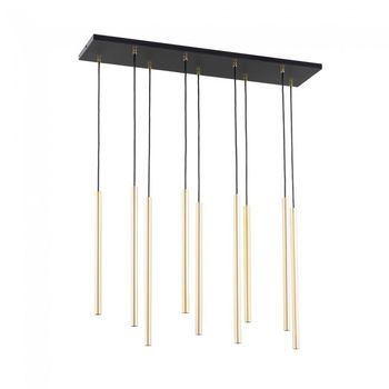 Lámpara de techo selter oro (9 luces)