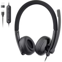 auriculares emeet geniuscall hs50 con cable usb-c cancelacion de ruido y microfono para oficina