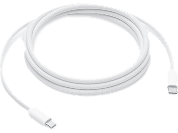 Apple Cable de USB-C 240W, iPhone, iPad, Mac, AirPods, 2 metros, Blanco