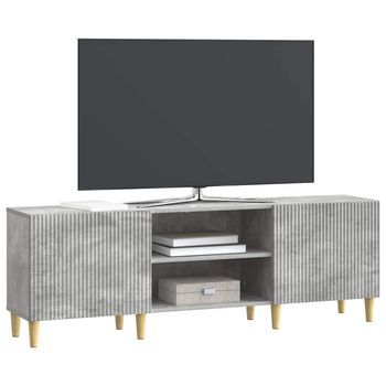 Mueble De Tv | Mueble De Salón | Gabinete De Tv Gris Hormigón 150 X 31 X 50 Cm