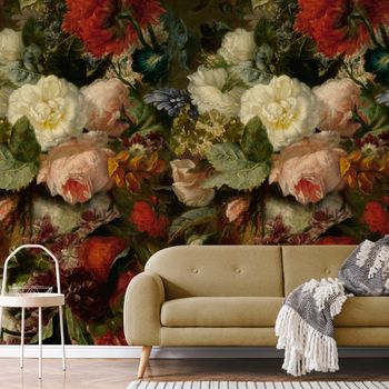 Fresco panorámico barroco de 159 x 280 cm