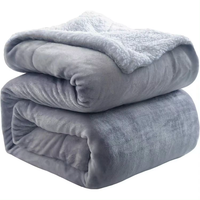 manta borrego de terciopelo con aspecto de piel de cordero gruesa 100poliester estilo moderno en 6 colores y 3 tamanos -mantas de sofa polar franela -invierno siesta calida y espesa - doble capa
