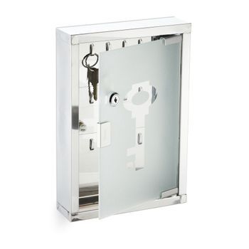 Caja De Llaves Para Cerradura - Silver/transparent - 10.5x36x26cm