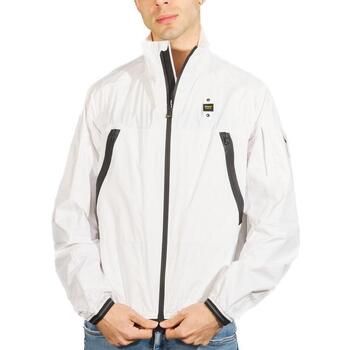 Blauer Cortaviento Giubbini Corti Nastrat para hombre