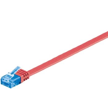 Cable de red Goobay CAT6a U/UTP 1 m Rojo