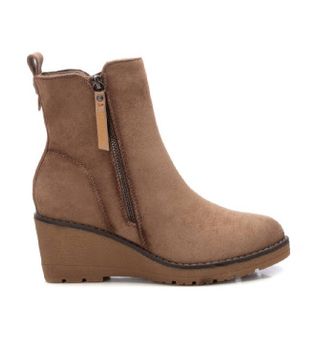 Refresh para mujer. 17100902-TAUPE Botines 171009 marrón (40), 5 a 8cm, Cremallera, Casual