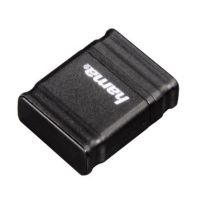 memoria usb hama smartly 32gb usb 20 negra con tapa compacta