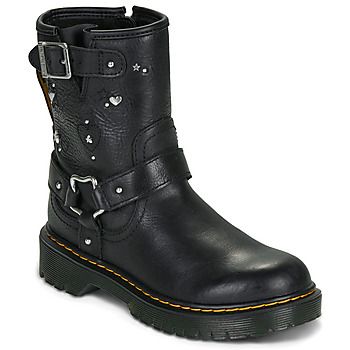 Dr. Martens Botines GENAYA HS J RIGGER BOOT BLACK WYOMING para niña