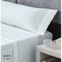 juego de 3 piezas franela - msheryl menta cama de 105  1 almohada