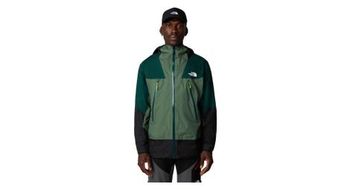 Chaqueta impermeable the north face signal dryvent 2 5l verde para hombre