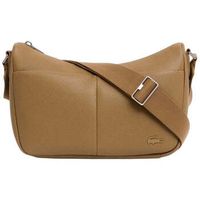 lacoste bandolera bolso bandolera magnus marron cookie cuero para hombre