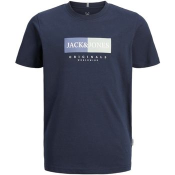 Jack & Jones Camiseta 12263108 JORFREDERIKSBERG BOX TEE SS C.N SN JNR SKY CAPTAIN para niño