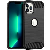 cool funda carbon negro para iphone 13 pro