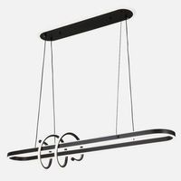 fabrilamp colgante paper negro 185w 3000 4000 6000k 16380lm c luz ambiente