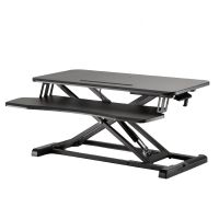 ewent ew1545 estacion de trabajo con altura ajustable y bandeja de teclado