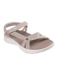 skechers sandalias go walk flex sandal taupe 141451-tpe