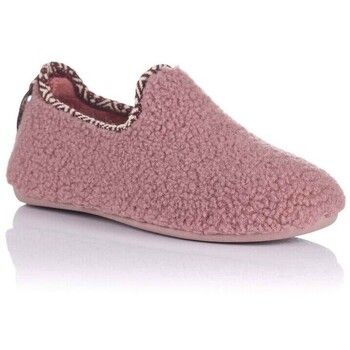 Cm Confort Pantuflas Zapatilla de casa - Pelo rizado para mujer