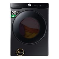 lavadora samsung wf20dg8650bvu3 carga frontal 20 kg 1000 rpm a negra wifi ia vapor petcare