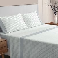 juego sabanas franela invierno alexia 180 cm con dos almohadones rufino diaz gris