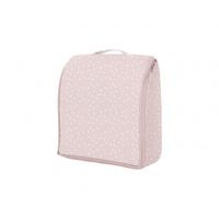 cama portatil con espuma viscoelastica 2en1 confetti rosa