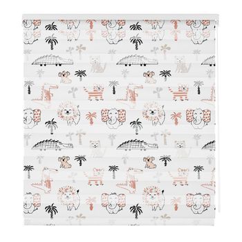 Estoralis - Estor Enrollable Noche Y Dias | Estampado Infantil | 110 X 180 Cm (ancho/alto) Tela 107 X 175 Cm | I-2161