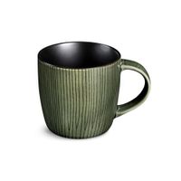 taza de cafe y te juego de 6 gres verde