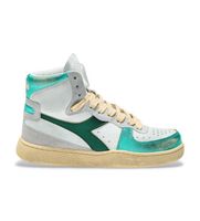 diadora para mujer 201178889 zapatillas de piel basket metal turquesa 36 plano cordones casual