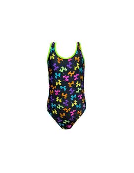 Bañador de Natación Ras Marilyn Classic Back Titanium Mujer