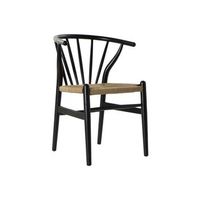 silla olmo ratan 57x47x80 negro
