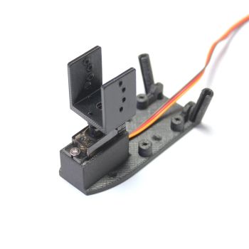 Cardán servo de un solo eje QY3D para DJIO3 / DJIO4 / Walksnail transmisión FPV de doble antena transmisor VTX sin servo