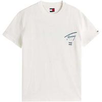 tommy jeans camiseta city graphic t-shirt ecru para hombre