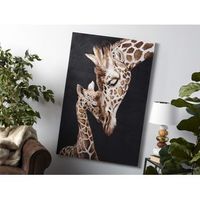 lienzo impr jirafas 50 al oleo 80x120 cms 80x3x120 cms
