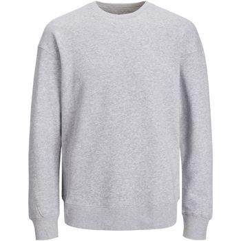 Jack & Jones Jersey 12250594 JJEBRADLEY SWEAT CREW NOOS PLS LIGHT GREY MELANGE para hombre