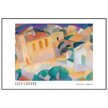 Panorama Cuadro Enmarcado Leo Gestel 100x70 Cm